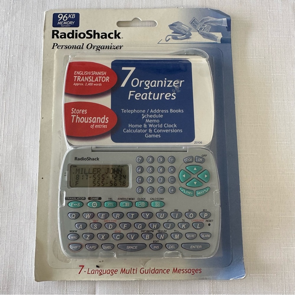 Vintage new Radio‎ Shack personal organizer